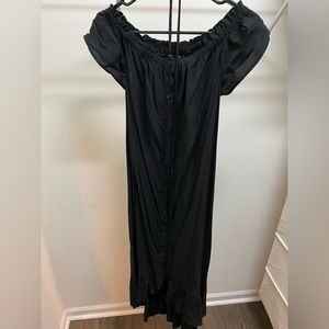 Loft - xs - maxi dress - black